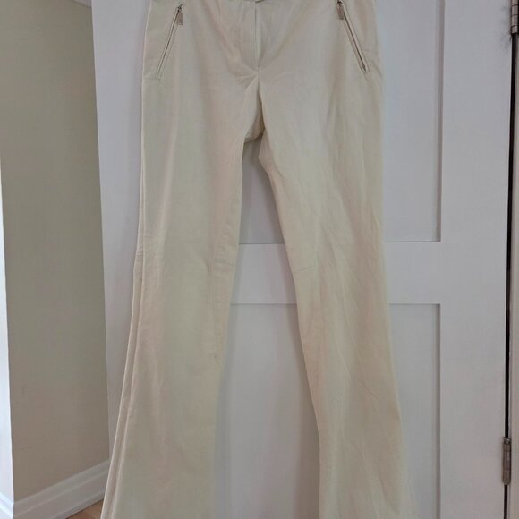 Moncler Winter White pants Size 46 (fits like a 42) - Picture 1 of 4